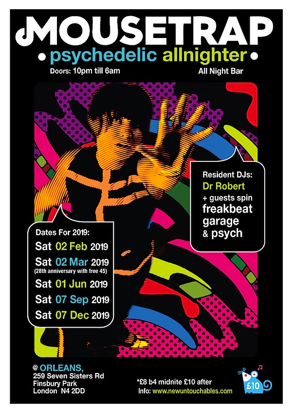 Mousetrap Psychedelic Allnighter 28th Anniversary with FREE 45 - Image 2